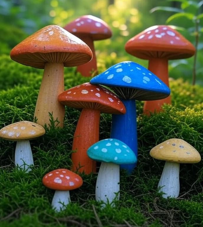 Atelier Champignons en argile