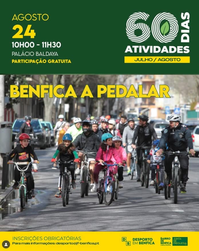 Benfica a pedalar