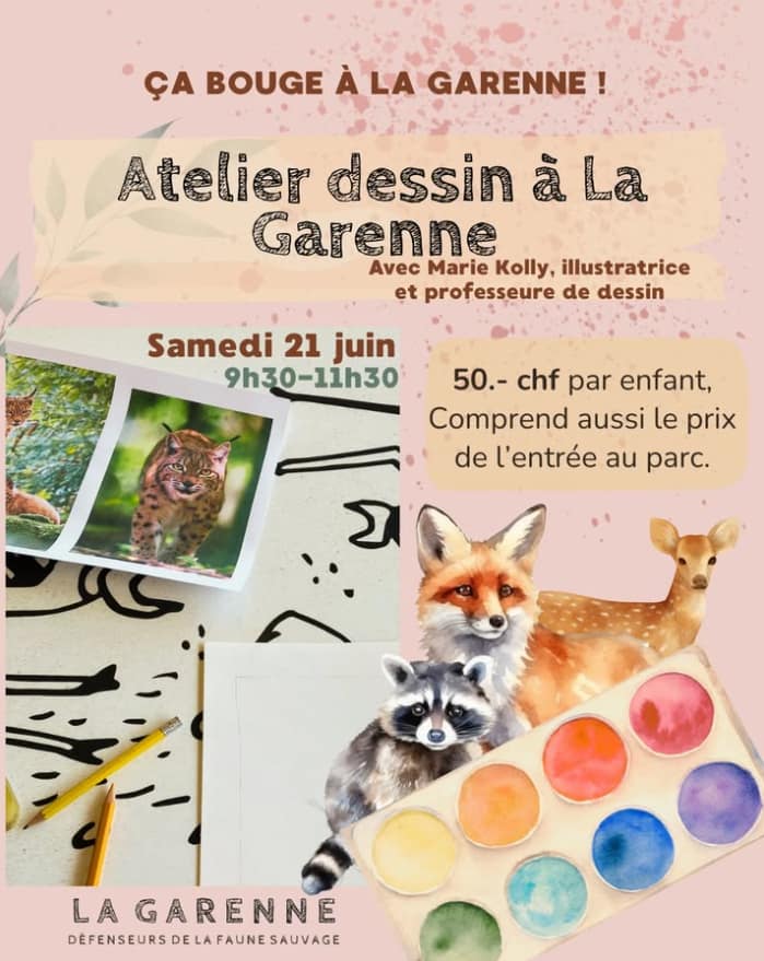 Atelier dessin Ă  La Garenne