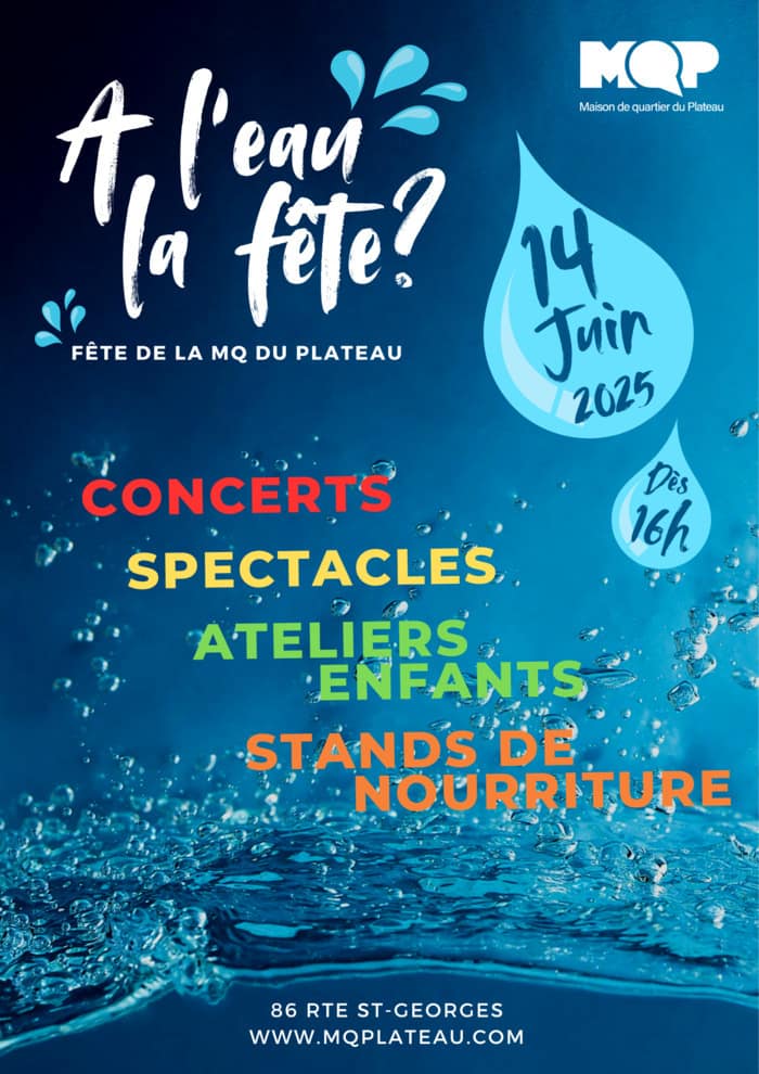 Fête d'été à la Maison de Quartier du Plateau