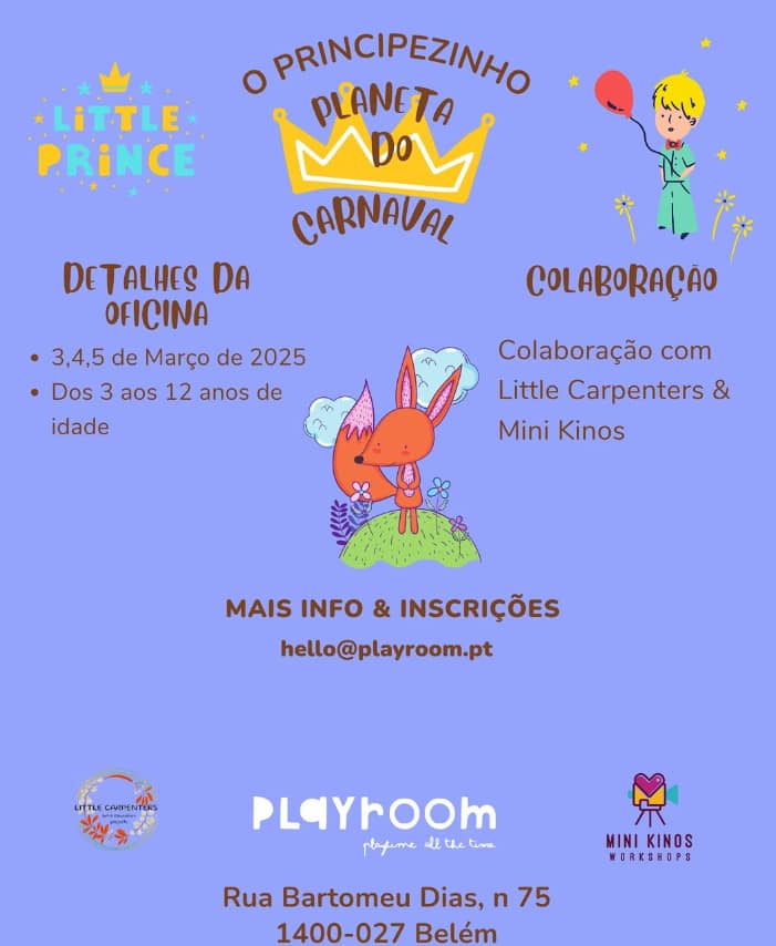 Playroom – O Principezinho e o Planeta do Carnaval