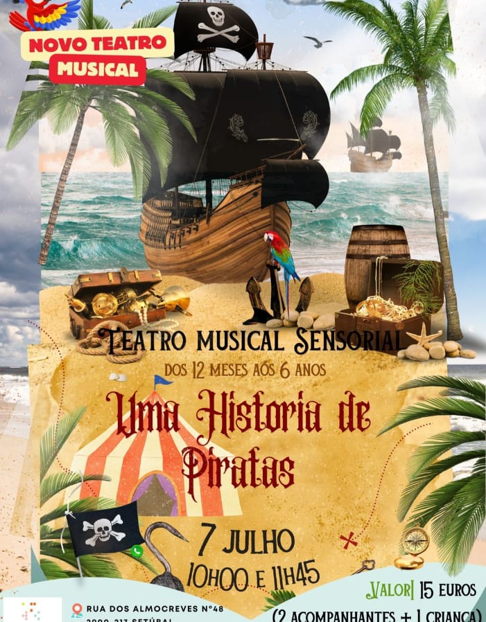 Uma História de piratas – Teatro musical sensorial