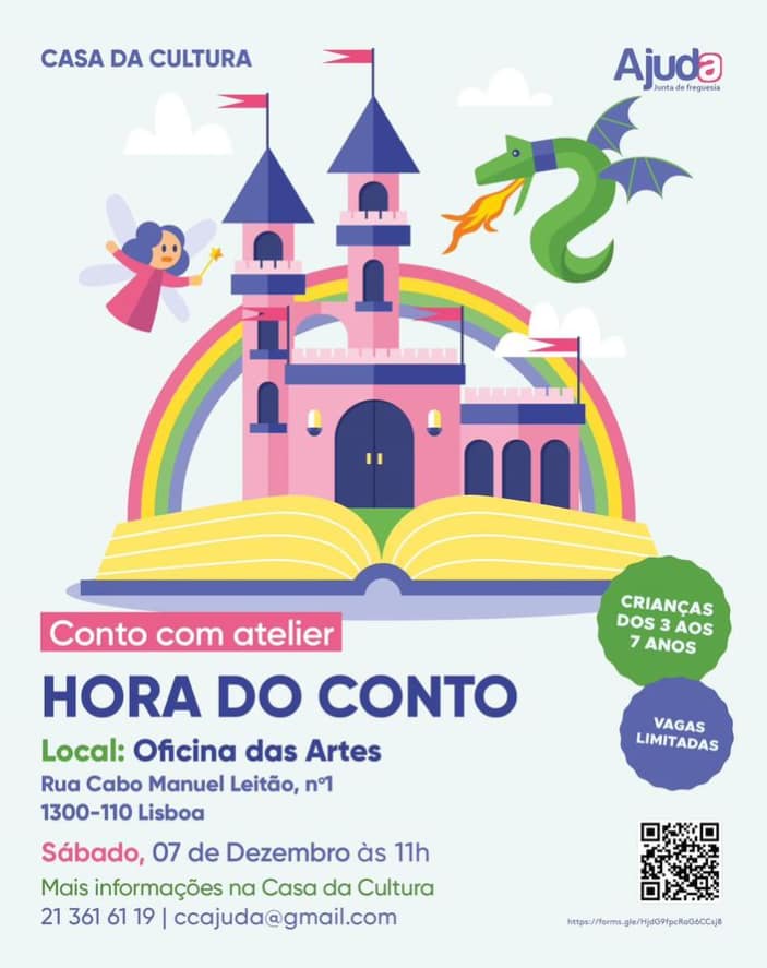 Hora do conto com atelier