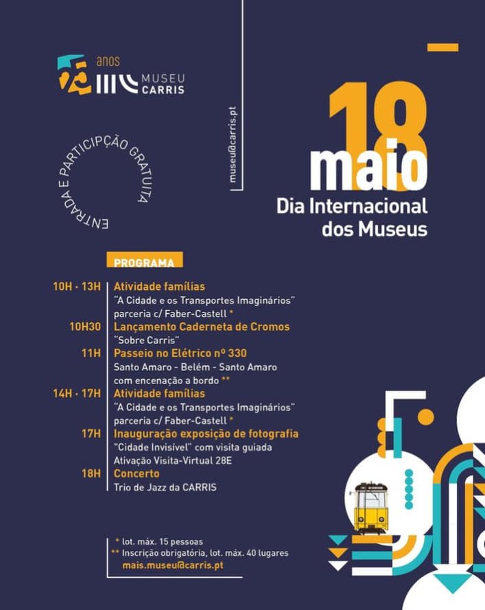 Museu da Carris – Dia Internacional dos Museus