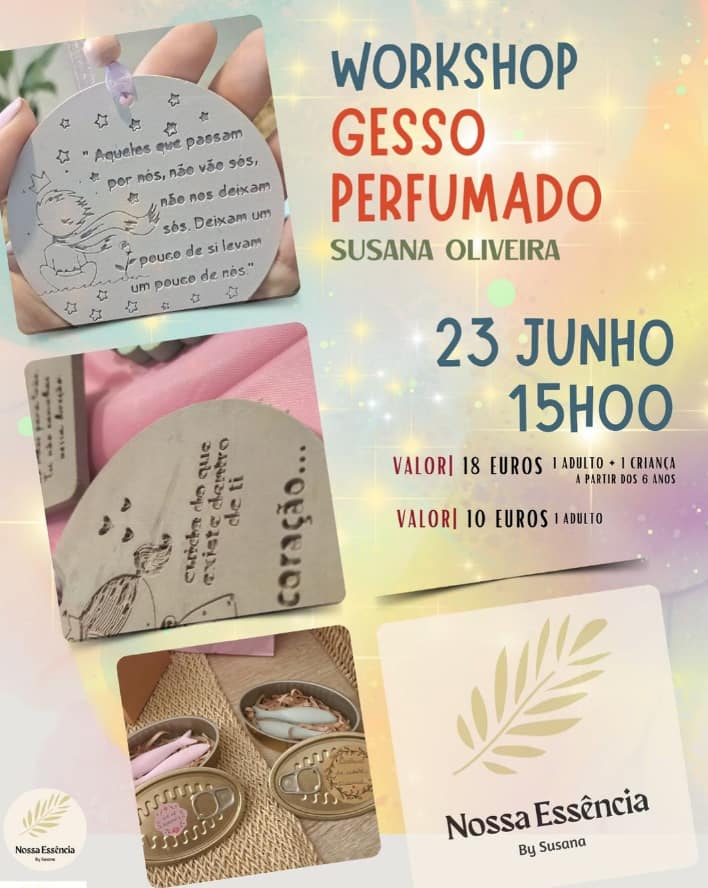 Workshop Gesso perfumado