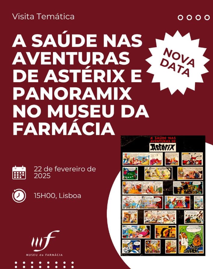 A Saúde nas Aventuras de Astérix e Panoramix no Museu da Farmácia