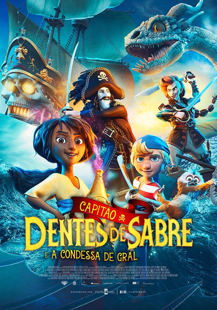 Estreia no cinema de «Capitão Dentes de Sabre e a Condessa de Gral» (VP)