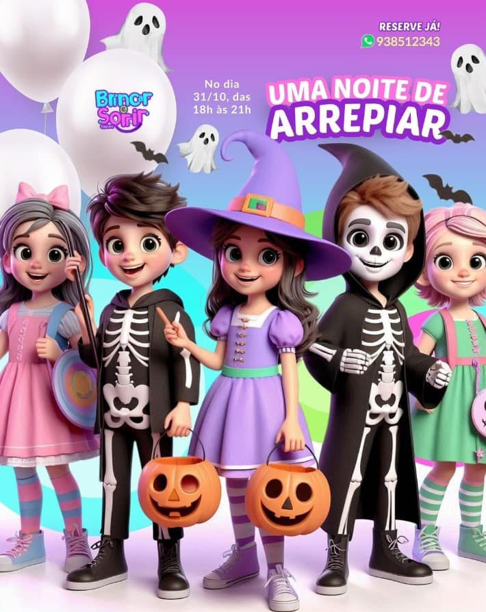 Brincar e Sorrir – Uma noite de arrepiar