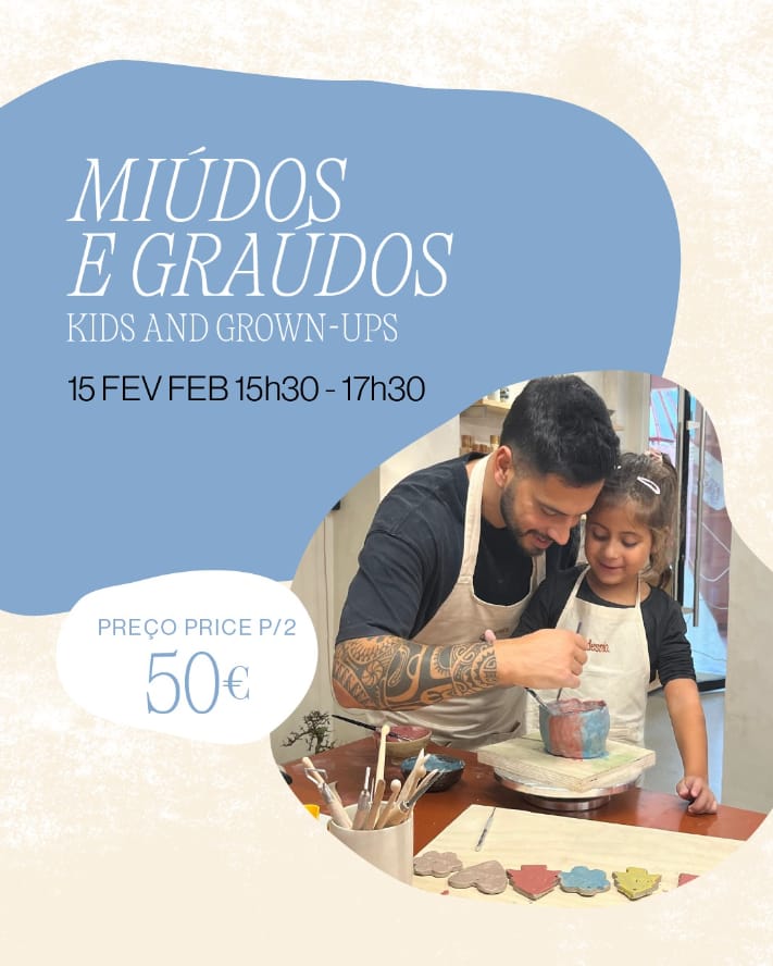 Miúdos e Graúdos – Um Workshop de Cerâmica para Famílias