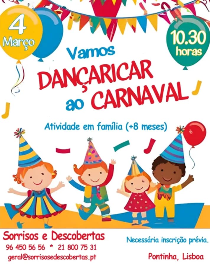 Sorrisos e Descobertas – Vamos dançaricar ao Carnaval