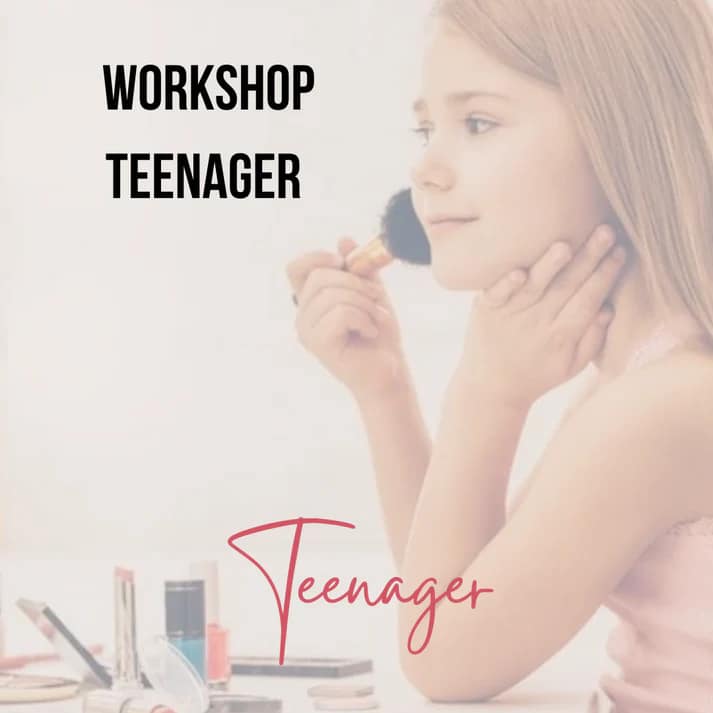 Workshop de maquilhagem para crianças e adolescentes