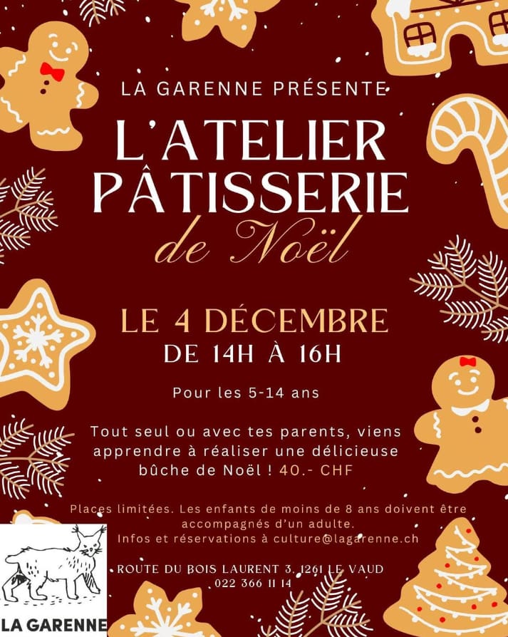 L'atelier pâtisserie de Noël