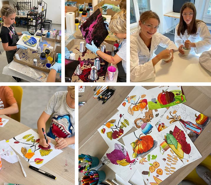 Artiloft – Stages de vacances d'été: «Devenir artiste», «Art + Science» et «Arts & Crafts»