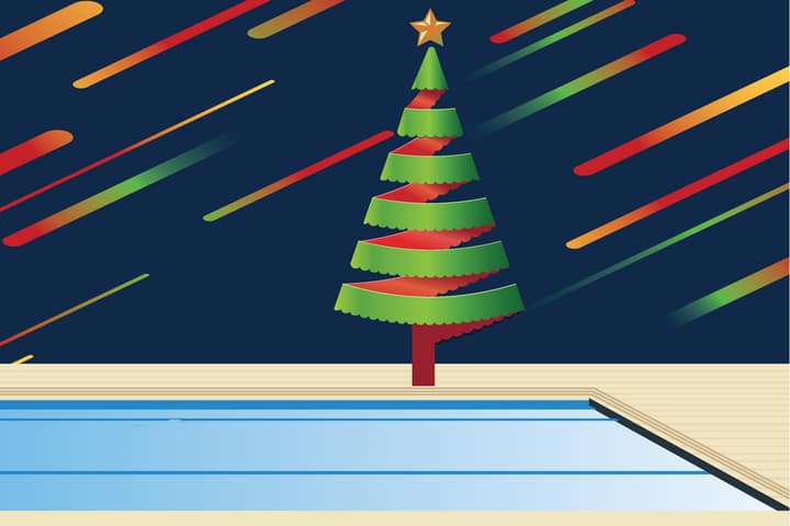 Natal na Piscina