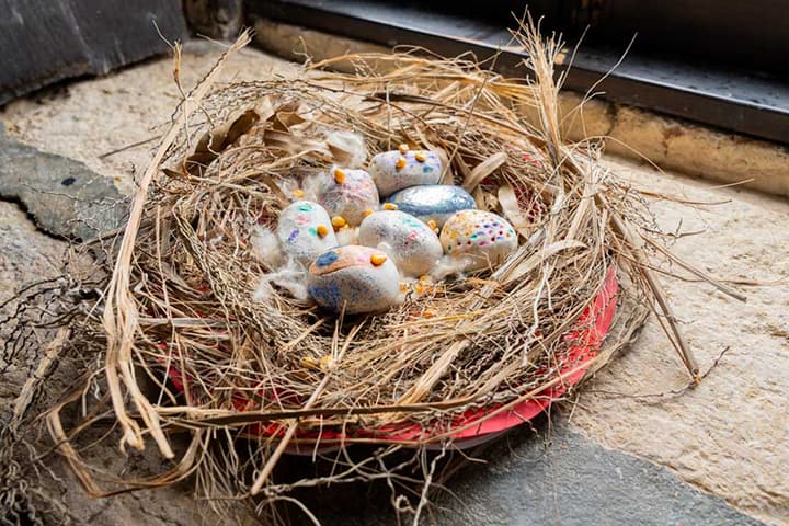 Ninhos e Ovos de PĂĄscoa