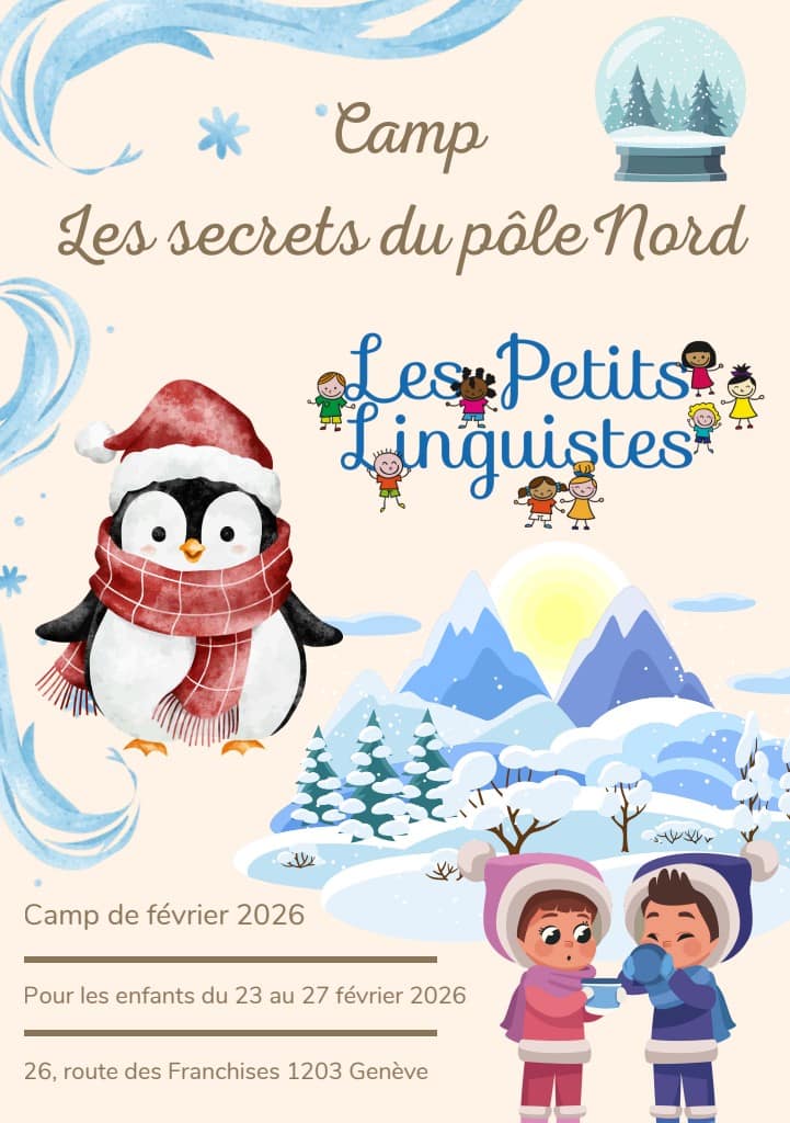 Les Petits Linguistes – Camp de février 2026: Les secrets du Pôle Nord