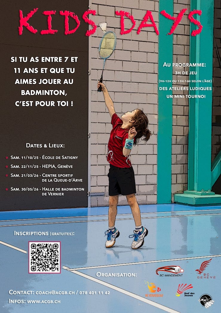 Kids Day – Badminton Club Mandement