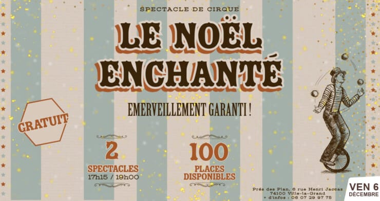 Le Noël Enchanté – Spectacle de cirque