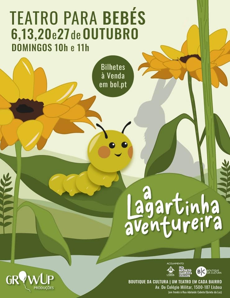 A Lagartinha Aventureira – Teatro para bebés