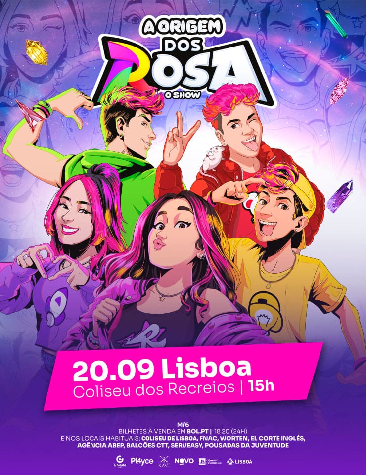 A origem dos Rosa – O show