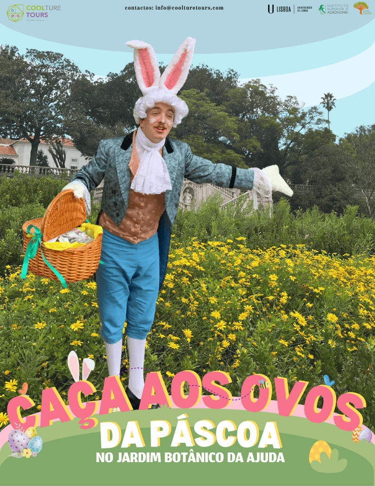 Caça aos Ovos da Páscoa no Jardim Botânico da Ajuda