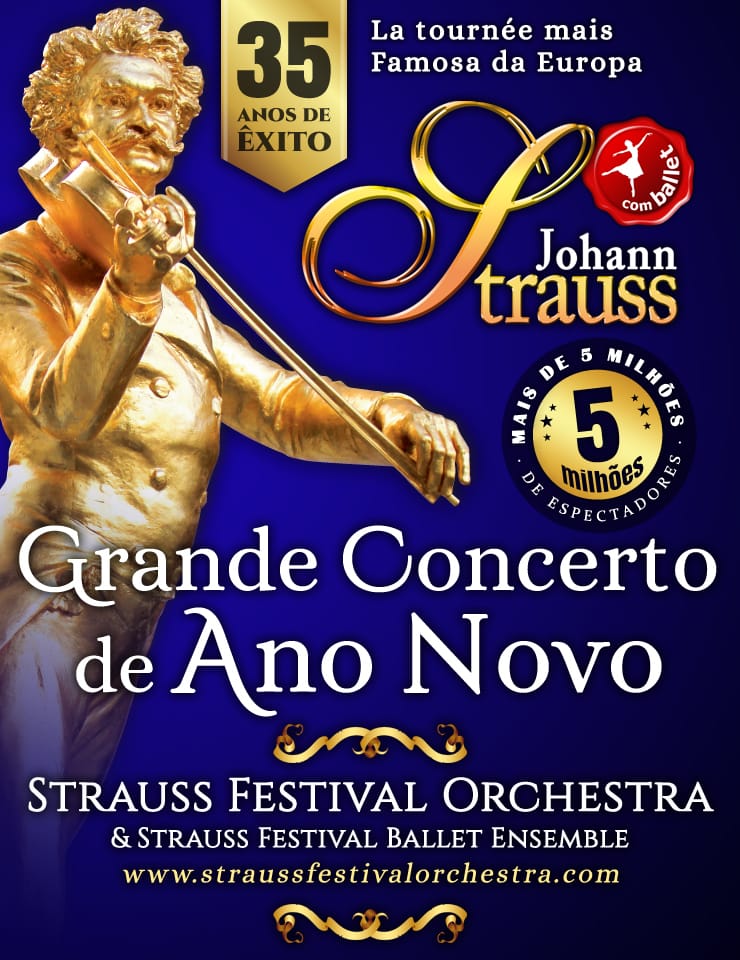 Grande Concerto Ano Novo – Strauss Festival Orchestra & Ballet