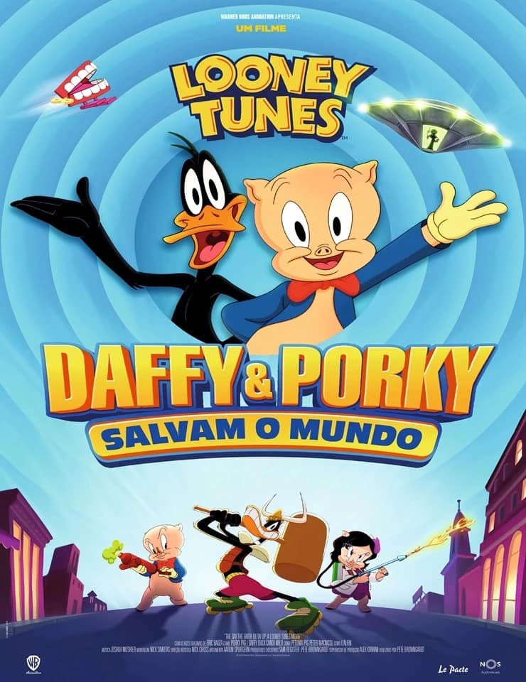 Estreia no cinema de «Looney Tunes – Daffy & Porky salvam o mundo» (VO)