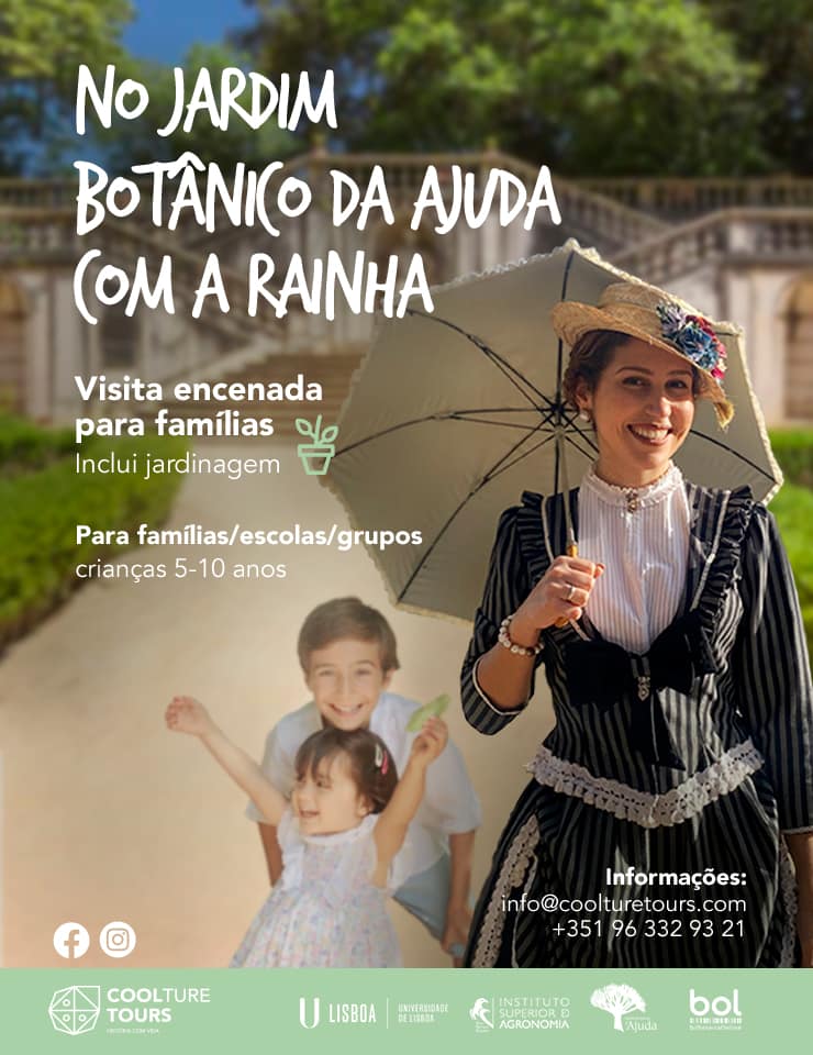 No Jardim Botânico da Ajuda com a Rainha – Especial Festa da Primavera