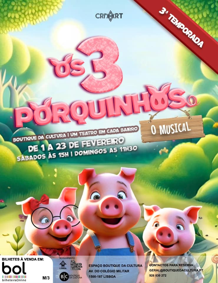 Os Três Porquinhos – O Musical (3a temporada)