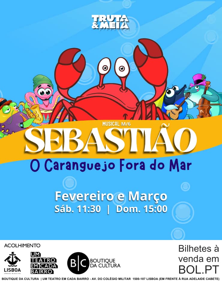 Sebastião – O Caranguejo Fora do Mar