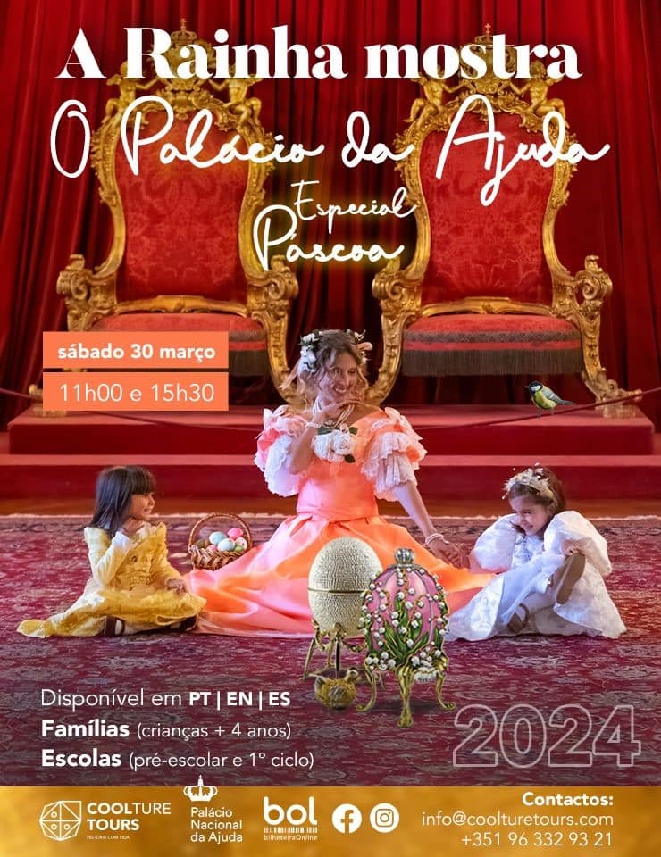 A rainha mostra o Palácio da Ajuda – Especial Páscoa 2024