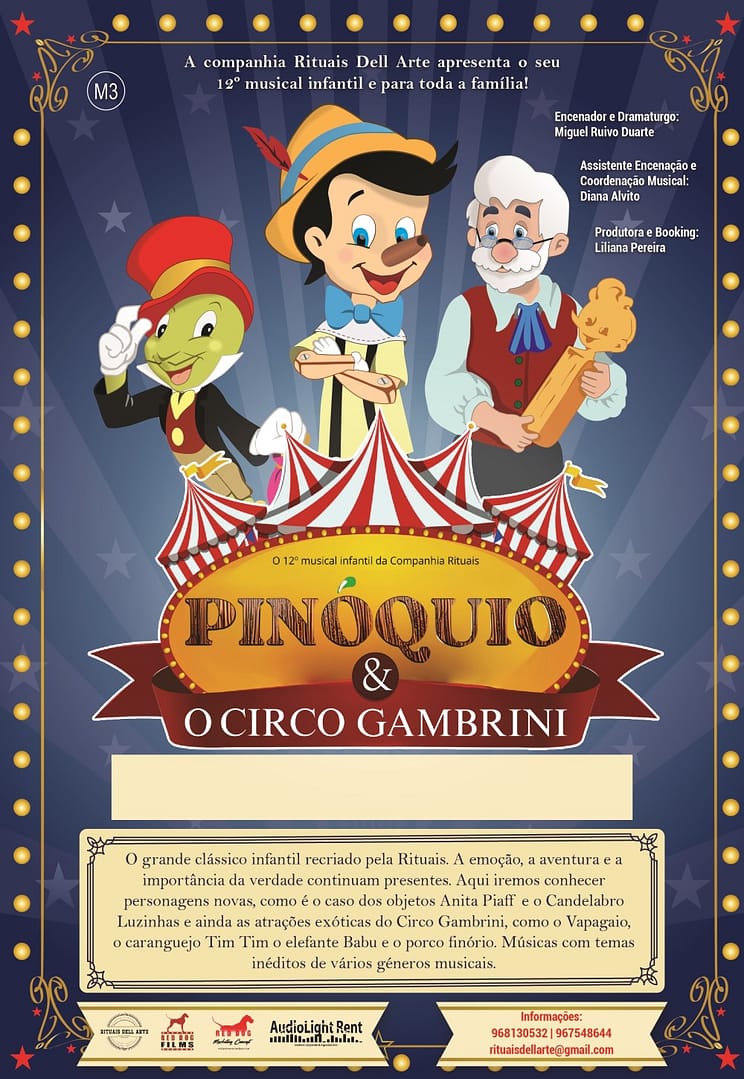 Pinóquio e o Circo Gambrini – Musical