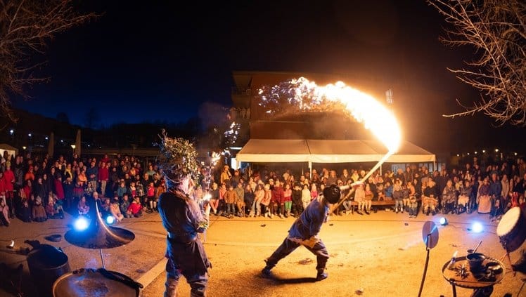 Spectacle de feu