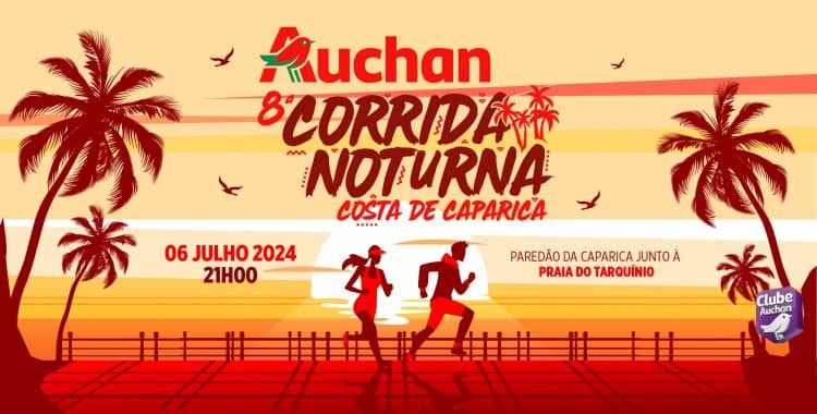 8ª edição Auchan Corrida noturna Costa de Caparica