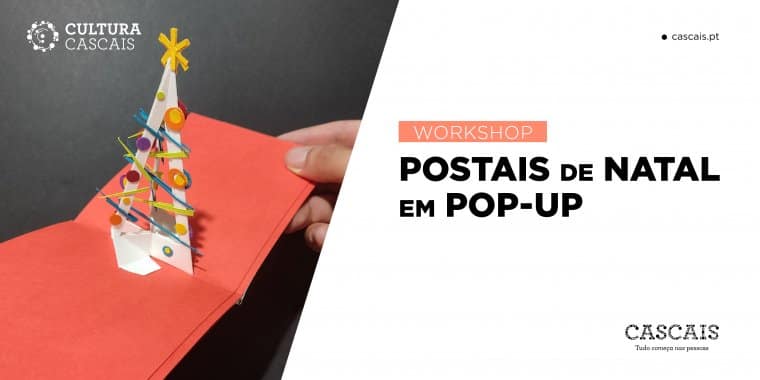 Workshop Postais de Natal em pop-up
