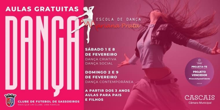 Aulas gratuitas de dança – Escola de dança Mariana Prata