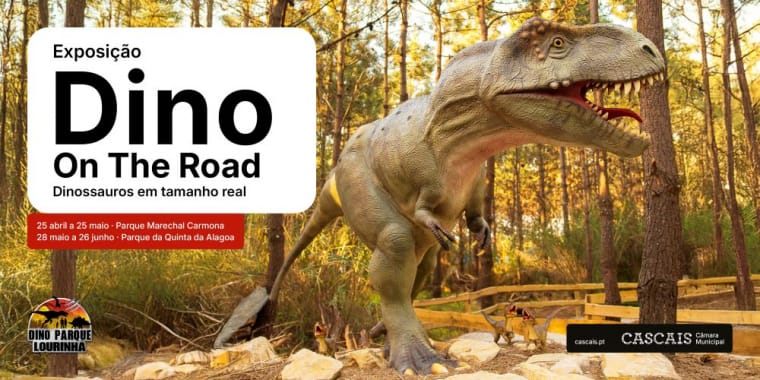 Exposição «Dino On The Road» – Dinossauros em tamanho real