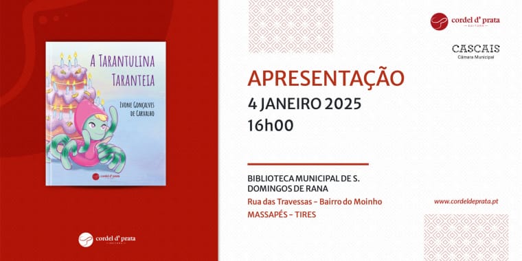 Lançamento do livro infantil «A Tarantulina Taranteia», de Ivone Gonçalves de Carvalho