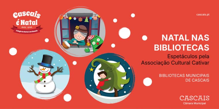 Natal nas bibliotecas – Espetáculos pela Associação Cultural Cativar