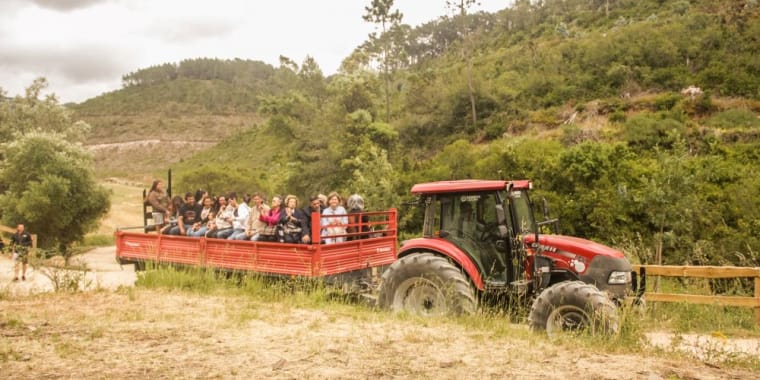 Passeio de Trator na Quinta do Pisão