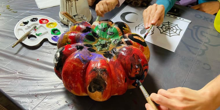 Pintura de Abóboras de Halloween