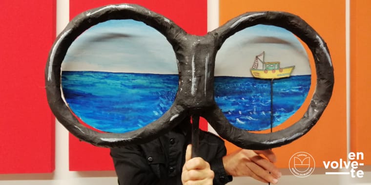 Takumi e o Plástico, no Museu do Mar Rei D. Carlos