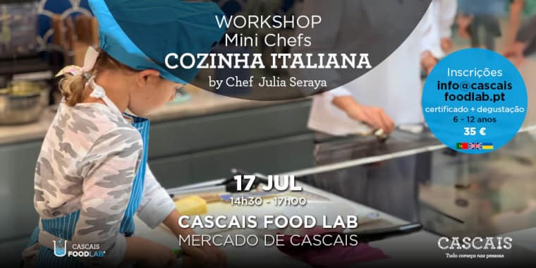 Workshop Mini Chefs – Cozinha italiana
