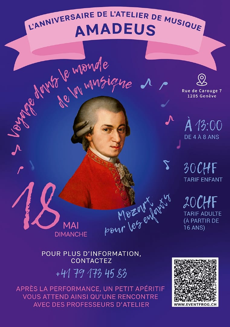 Voyage dans le monde de la musique – Mozart pour les enfants