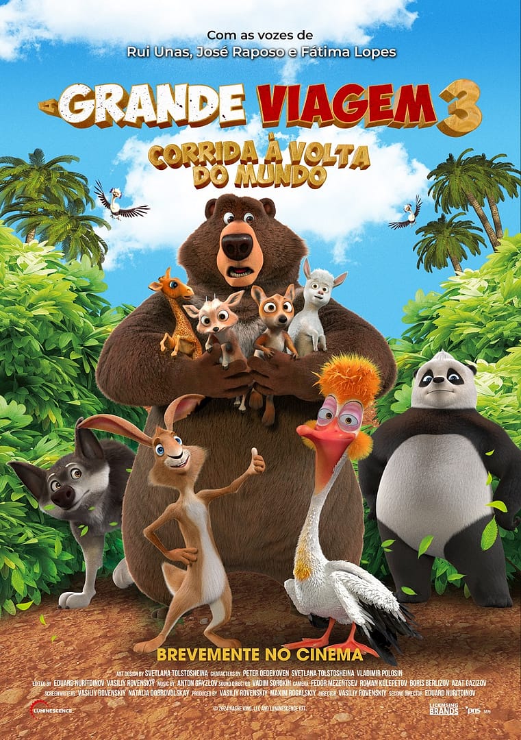 Estreia no cinema de «A grande viagem 3 – Corrida à volta do mundo» (VP)