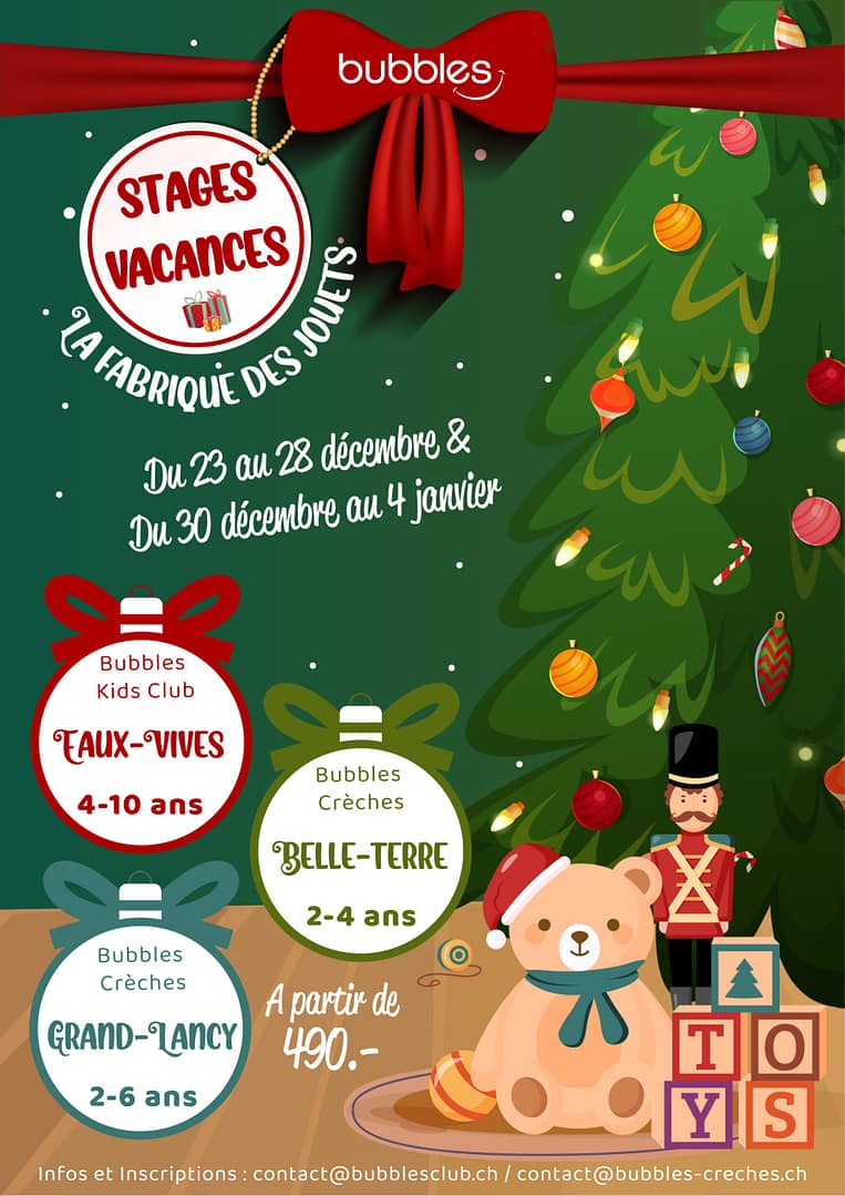 Bubbles – Stages vacances de Noël