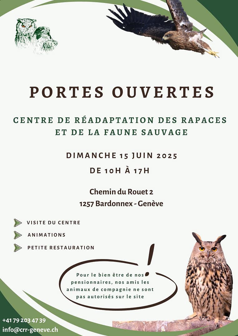 Centre de Réadaptation des Rapaces – Portes ouvertes