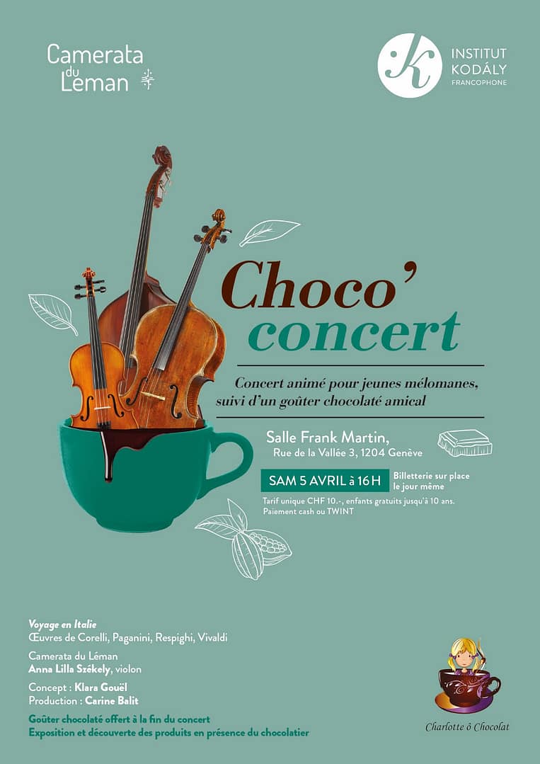Choco'Concert avec La Camerata du Léman – «Voyage en Italie»