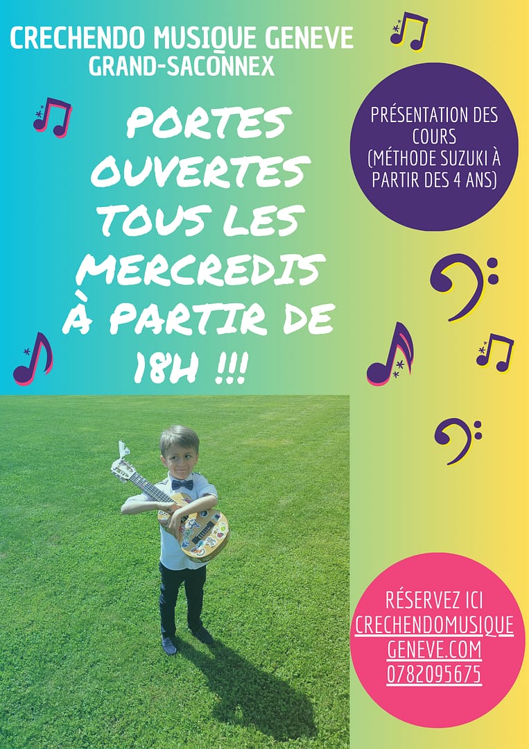 Crechendo Musique Genève – Portes ouvertes
