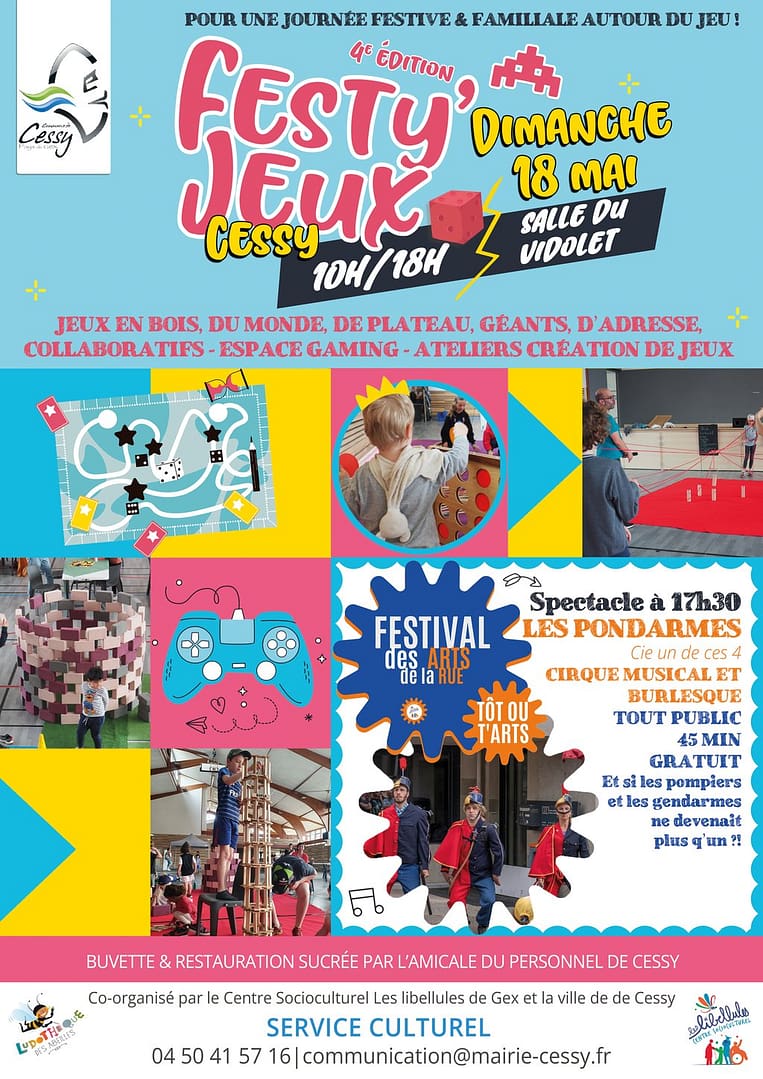 4e édition Festy'Jeux – Festival du Jeu à Cessy